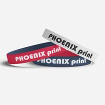 Zweischichtige Silikonarmbänder