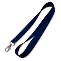Lanyard ohne Druck, marineblau (15 mm)