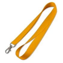 Lanyard ohne Druck, ockergelb (15 mm)