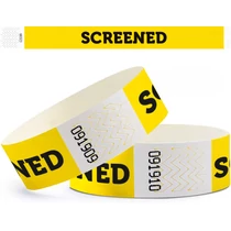 Identifikationsarmband „SCREENED”